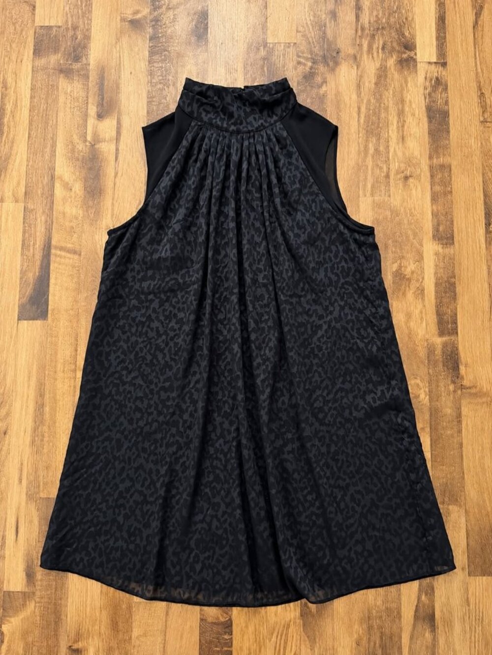 MANGO mini dress trapeze black - sz 10 / L